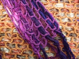 Crochet Mesh Scarf